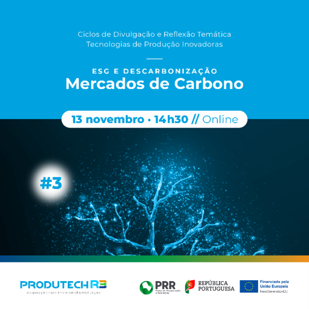 Última sessão do Ciclo de Divulgação e Reflexão Temática: ESG e Descarbonização