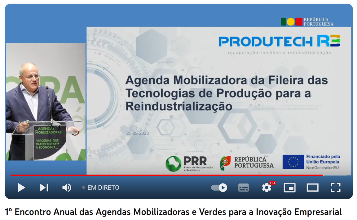 Agenda PRODUTECH R3 foi apresentada no 1º Encontro Anual das Agendas Mobilizadoras e Verdes para a Inovação Empresarial