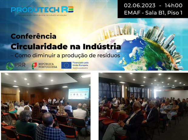 PRODUTECH R3 organizou conferência  sobre “Circularidade na Indústria – Como diminuir a produção de resíduos” na EMAF