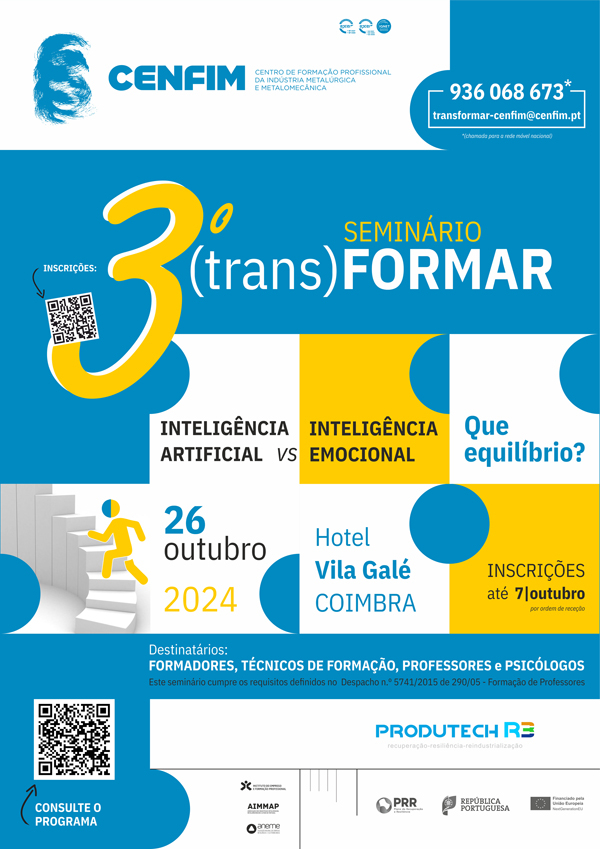 3º (trans)FORMAR - Seminário Inteligência Artificial vs Inteligência Emocional: Promover o equilíbrio na era digital 